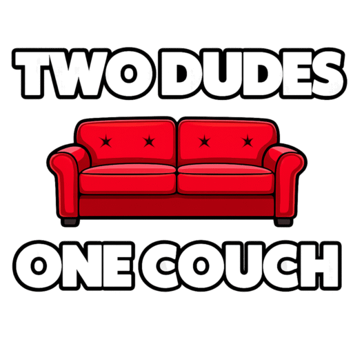 Two Dudes One Couch logo